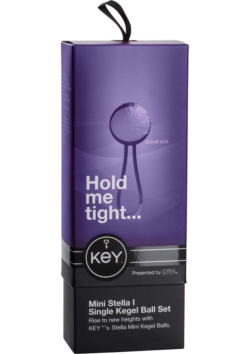 Key Mini Stella I Silicone Single Weighted Kegel Ball Set Lavender