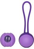 Juego de bolas de Kegel con peso individual de silicona Key Mini Stella I, color lavanda