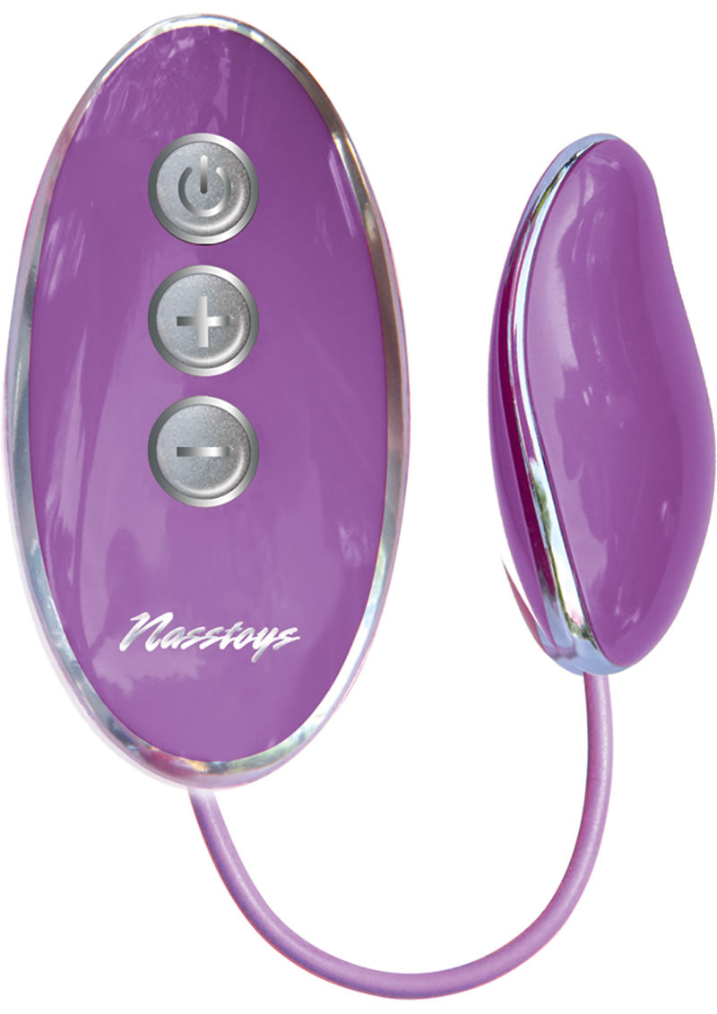 Huevo con control remoto con cable Sinful Ellipse morado