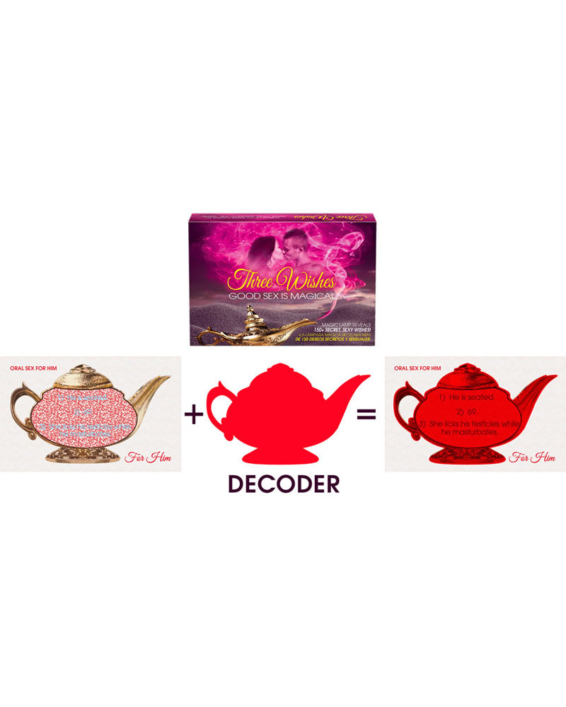 Juego de cartas de los tres deseos