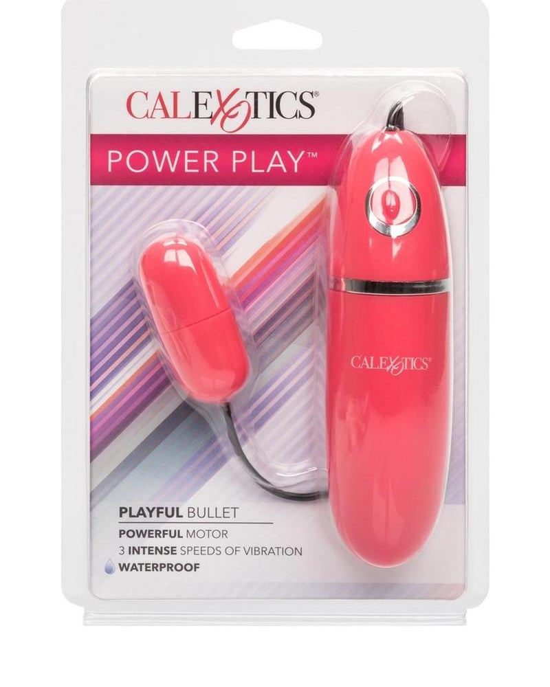 Power Play - Bala de silicona divertida e impermeable, color rosa, 2,25 pulgadas