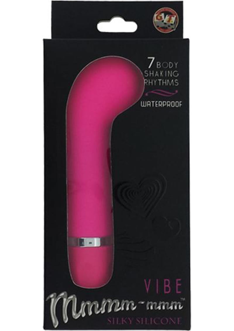 Mmmm mmm Silicone G Vibe Waterproof Pink 5 Inch