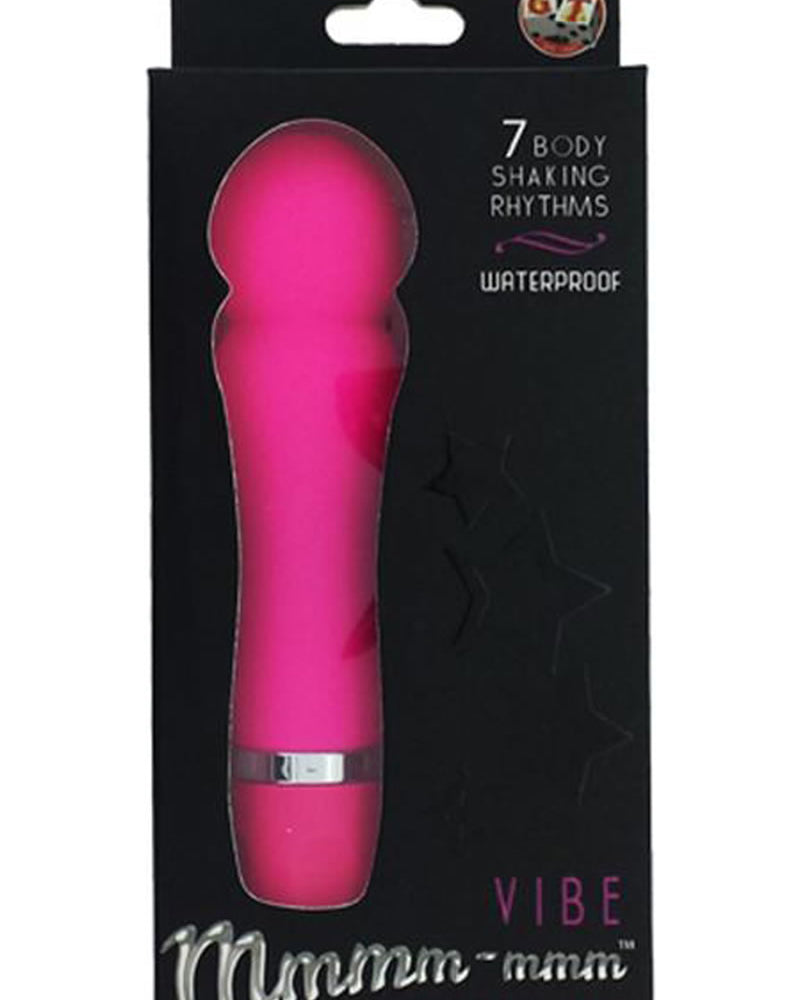 Mmmm mmm Vibrador Pop de Silicona Resistente al Agua Rosa
