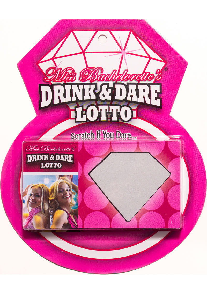 Juego de lotería de Miss Bachelorettes Drink and Dare, 36 cartas