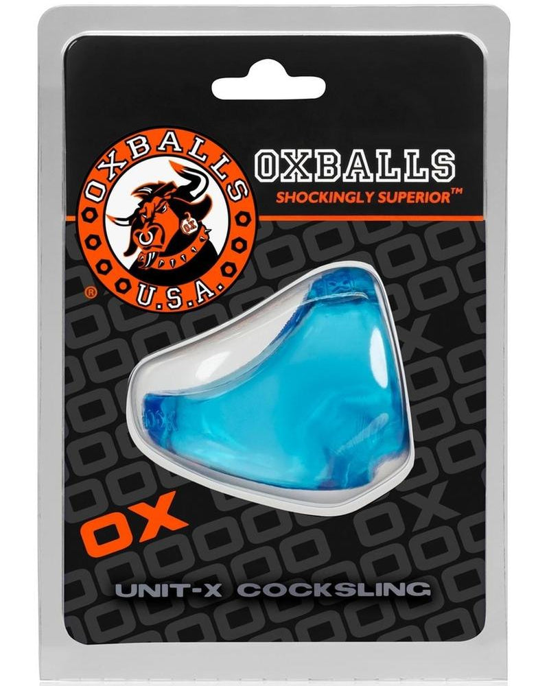 Atomic Jock Unit X Sports Sling Cockring Blue Ice