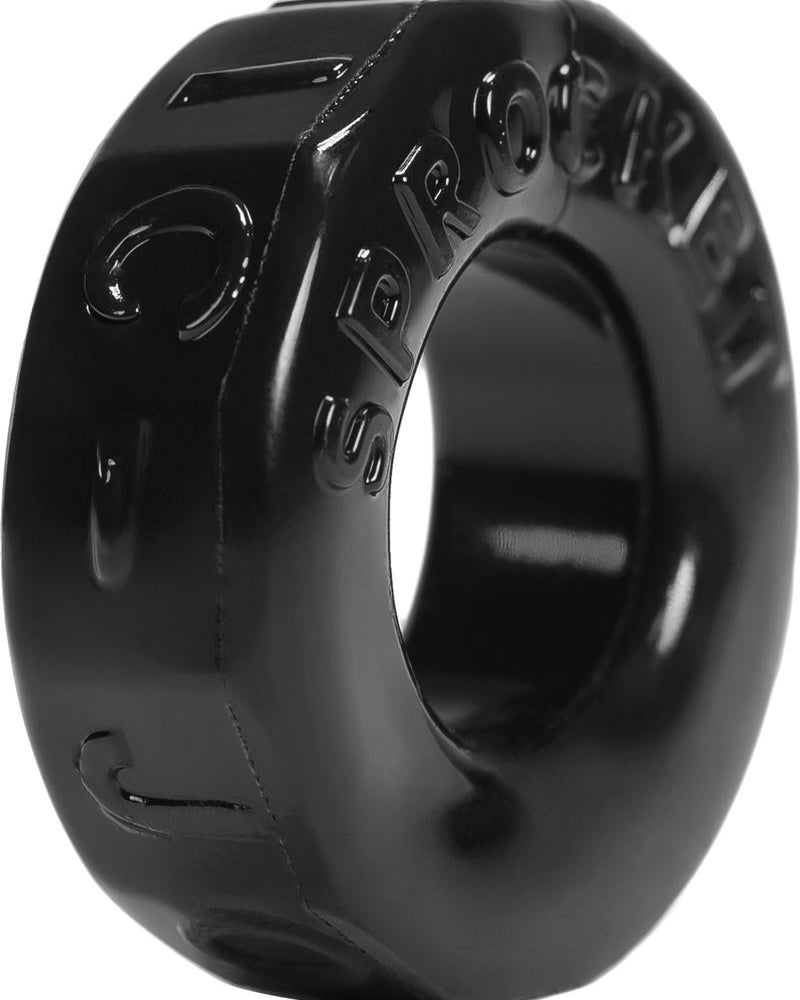 Anillo para el pene Sprocket negro 2,8 pulgadas