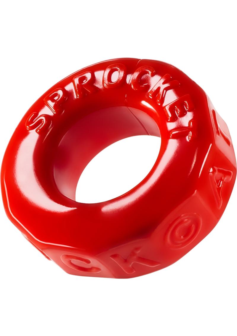 Sprocket Cockring Red 2.8 Inch