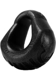 Anillo para el pene acolchado de silicona, color negro, de 3 pulgadas de diámetro