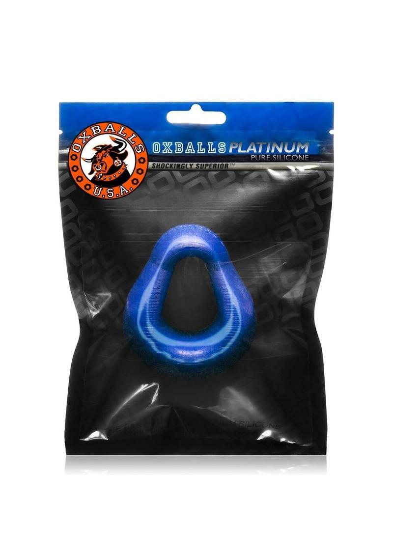 Hung Silicone Padded Cockring Blueballs 3 Inch Diameter