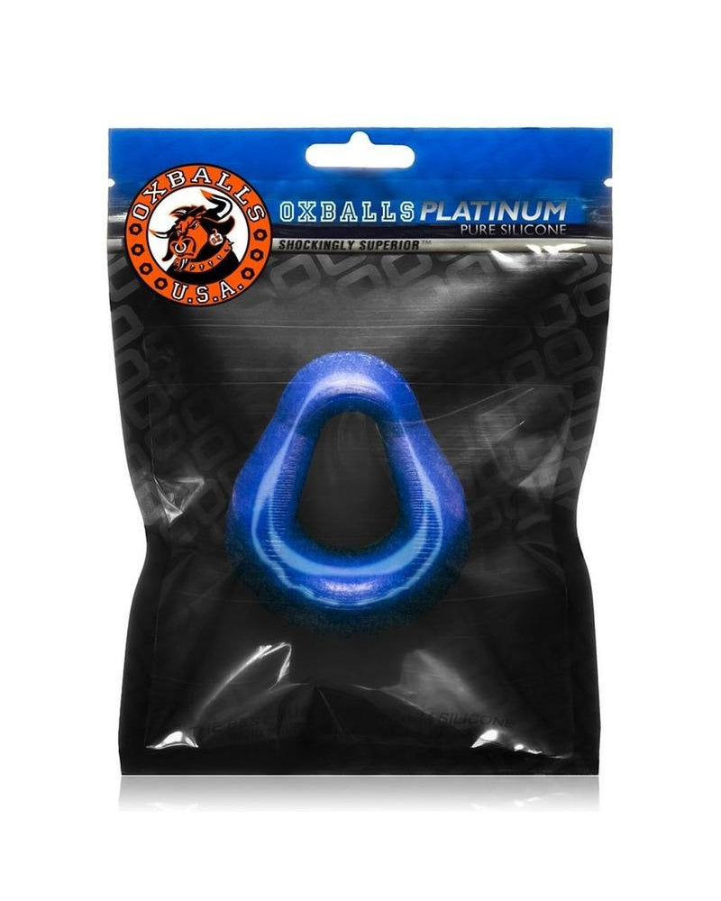 Hung Silicone Padded Cockring Blueballs 3 Inch Diameter