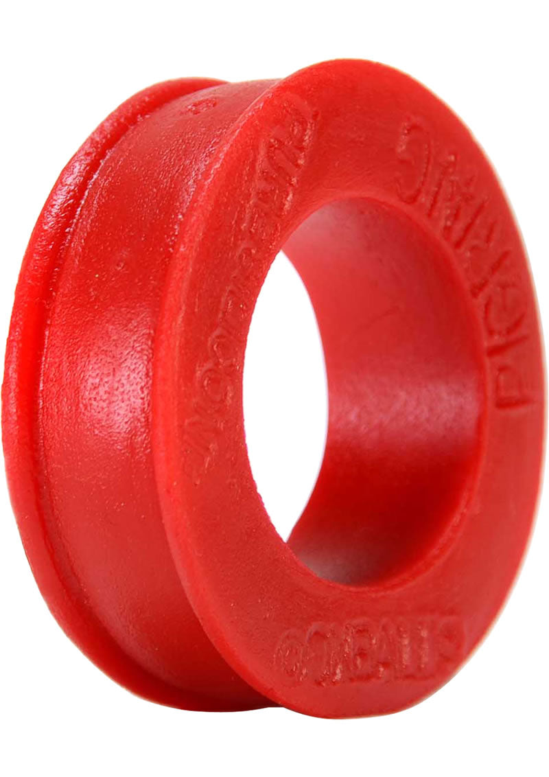 Anillo para el pene de silicona Pig Ring rojo de 2,25 pulgadas de diámetro