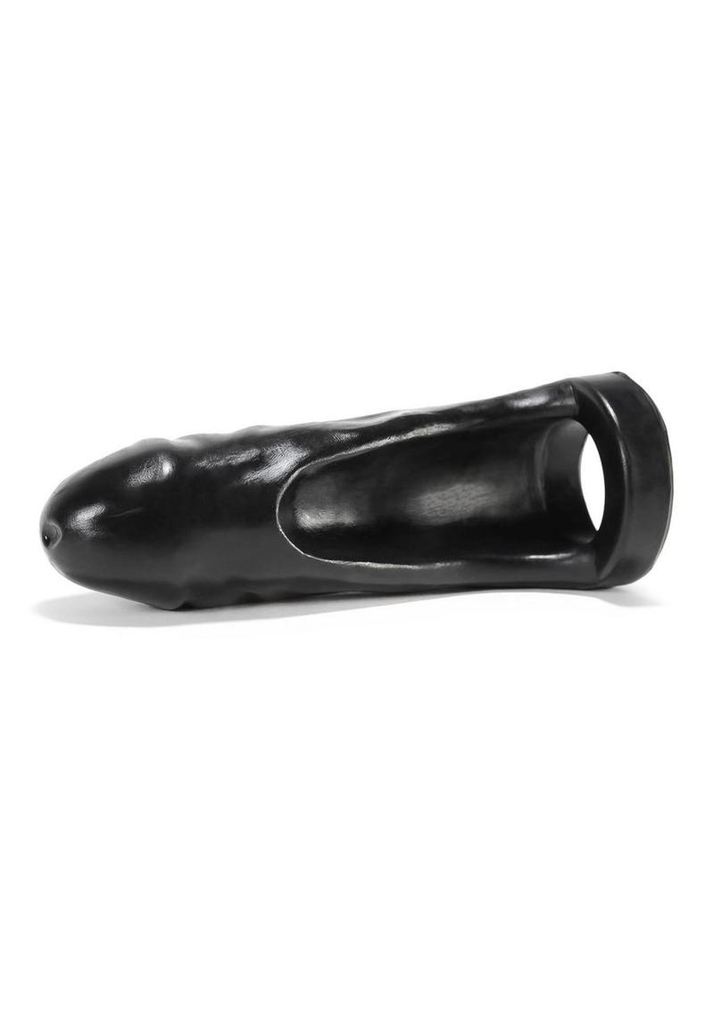 Thug Silicone Double Fucker Strapless Dildo Black 7 Inch