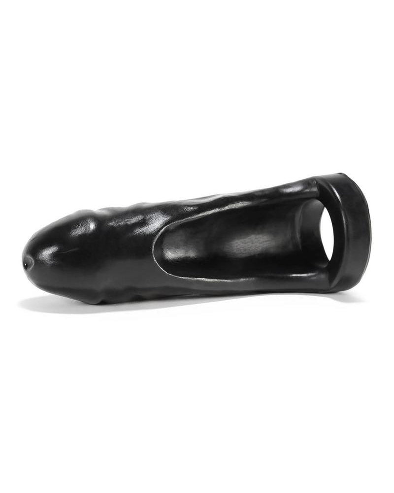 Thug Silicone Double Fucker Strapless Dildo Black 7 Inch
