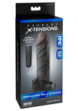 Fantasy Xtensions Vibrating Real Feel 2 Inch Extension Sleeve Black 6.5 Inch