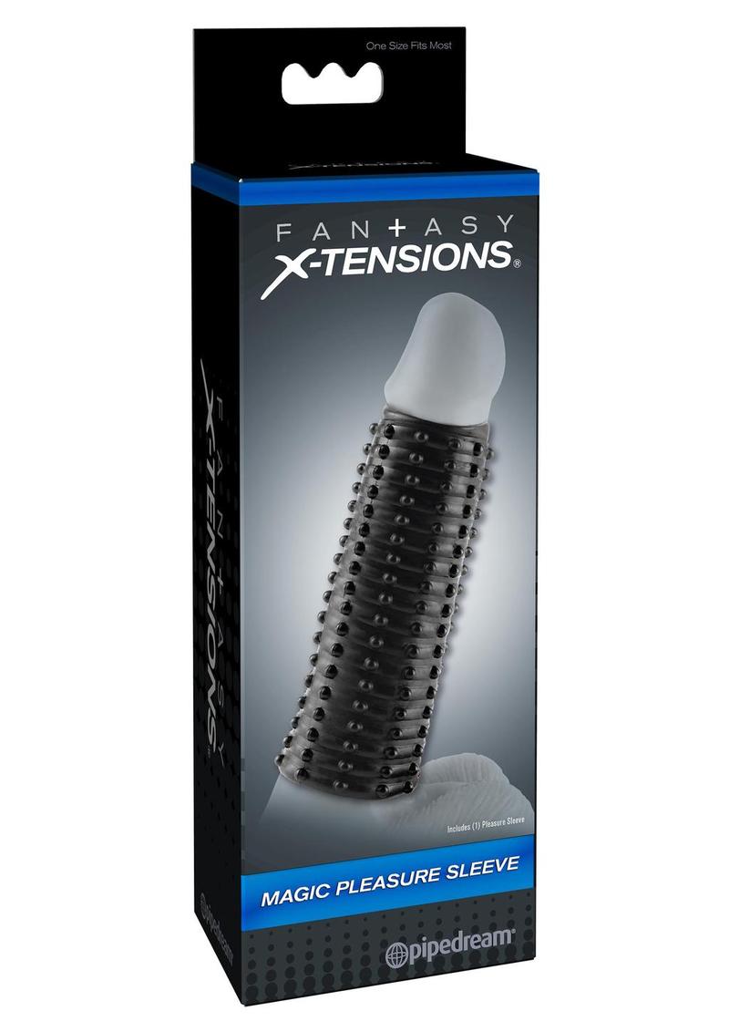 Funda para placer mágico Fantasy Xtensions, color negro, 5,5 pulgadas