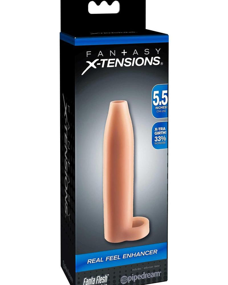 Fantasy Xtensions Real Feel Enhancer Sleeve Flesh 5.5 Inch