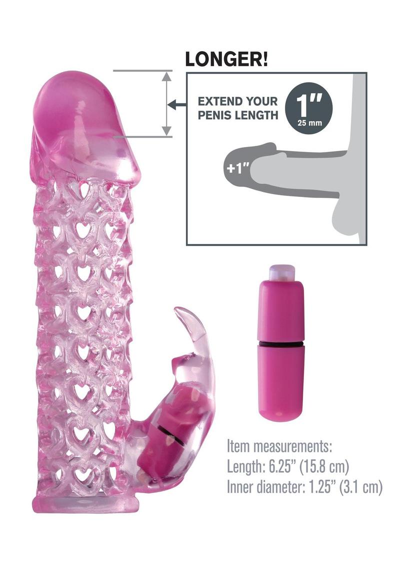 Fantasy Xtensions Vibrating Couples Cock Cage Waterproof Pink 6.25 Inch