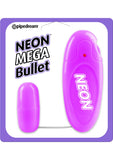 Mega bala de neón con controlador morado