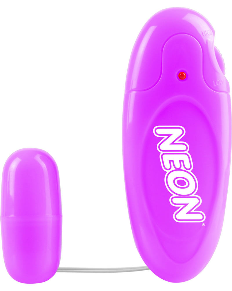 Mega bala de neón con controlador morado