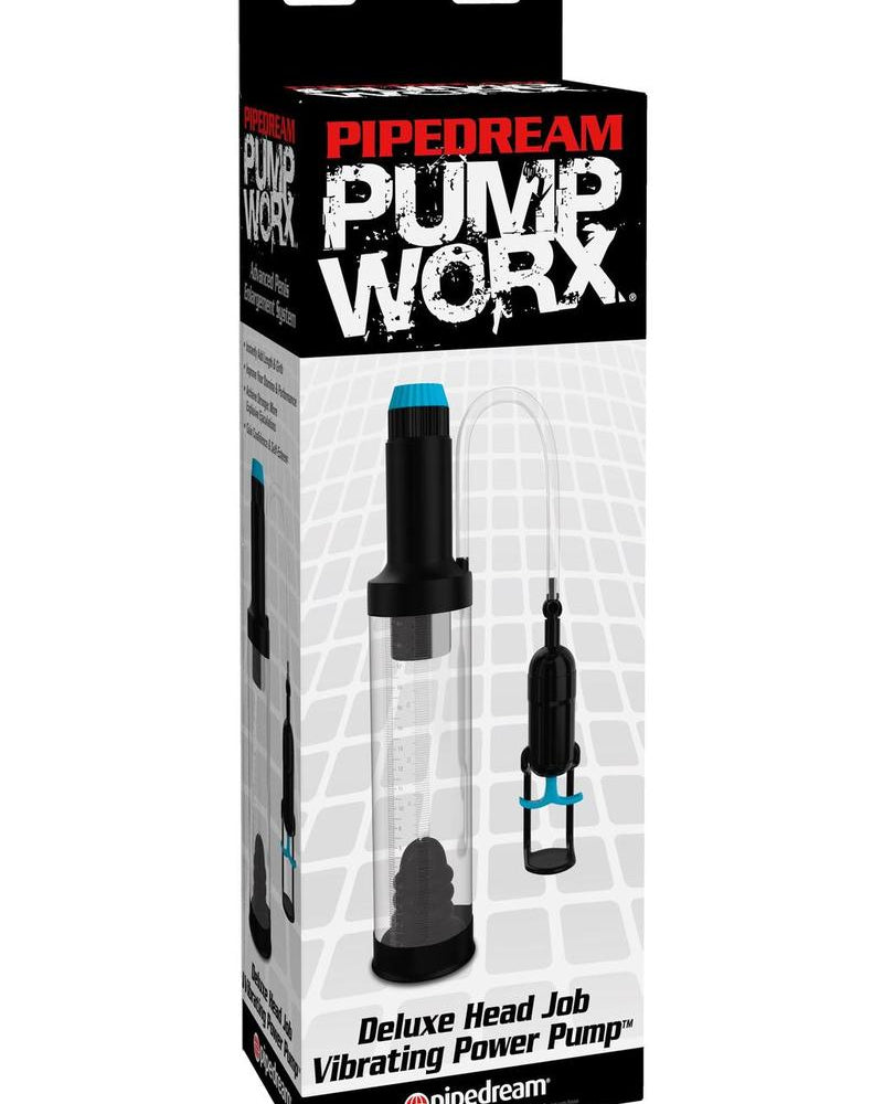 Pump Worx Deluxe Head Job Vibrating Power Penis Pump