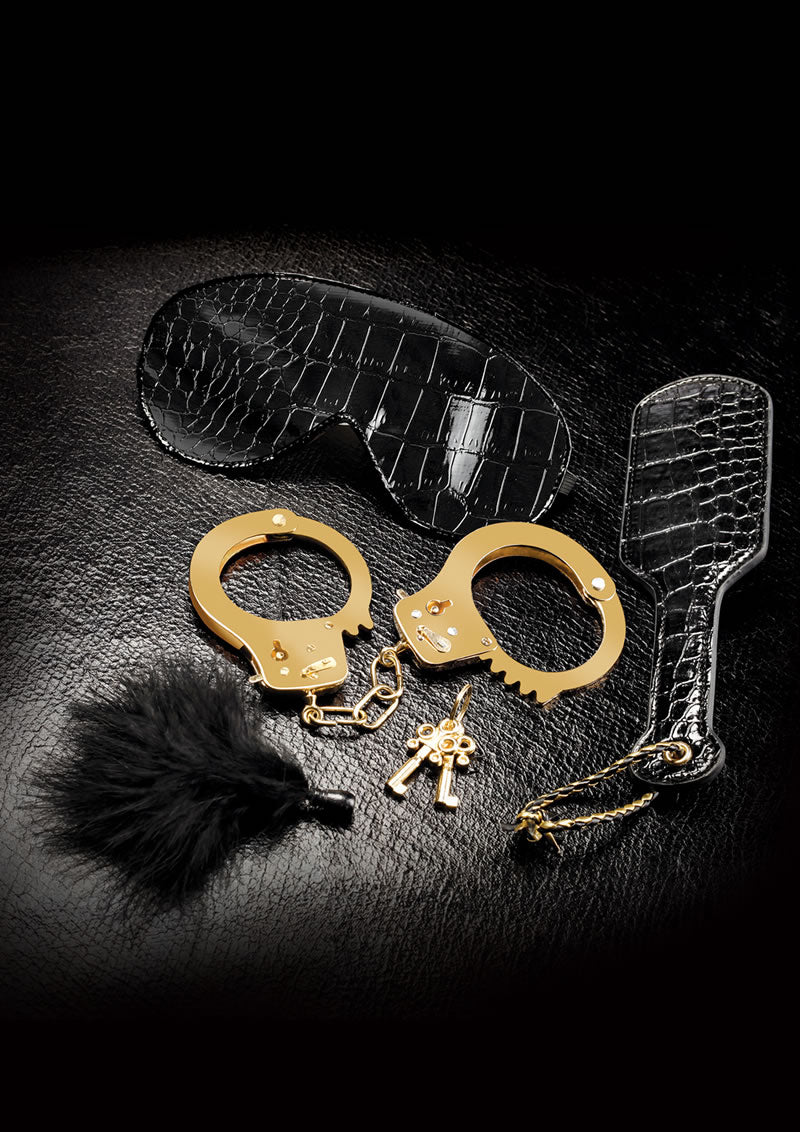 Fetish Fantasy Gold Beginner`s Fantasy Bondage Kit Black/Gold