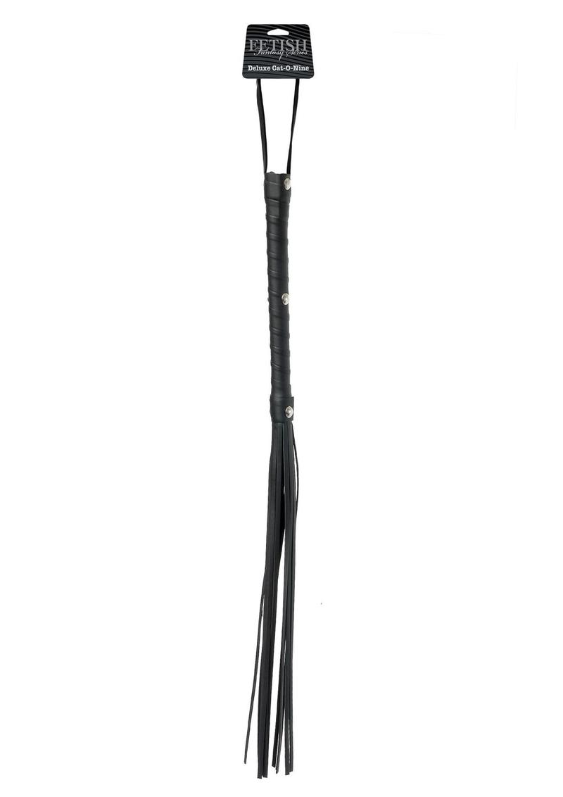 Fetish Fantasy Series Limited Edition Deluxe Cat O` Nine Flogger Black