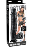 Bonnie Rotten Big Black Cock Dildo Waterproof Black 12 Inch