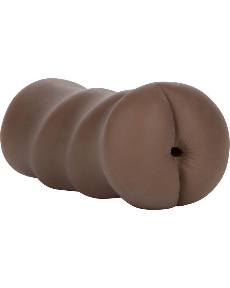 Masturbador masculino Vivid Raw Bang It Ass Stroker negro de 5,25 pulgadas