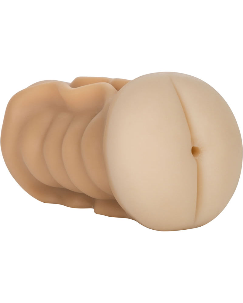 Masturbador masculino de doble densidad Vivid Raw Butt Fuck Ivory