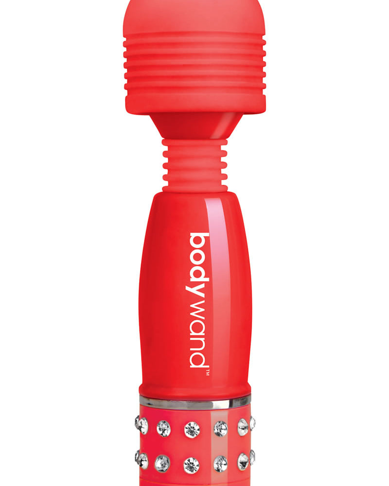Masajeador corporal Bodywand Mini Love Edition, color rojo, 4 pulgadas
