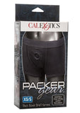 Packer Gear Boxer Brief Harness Black Xtra Small/Small