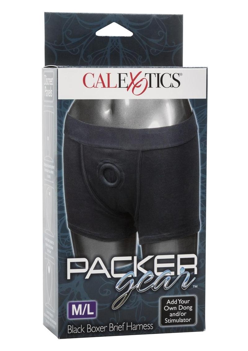 Arnés tipo bóxer Packer Gear, color negro, talla mediana/grande