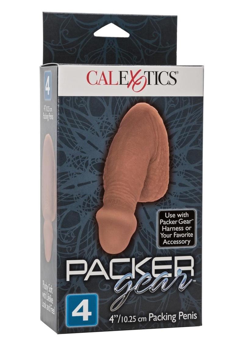 Packer Gear Packing Penis Dong 4 Inch Brown