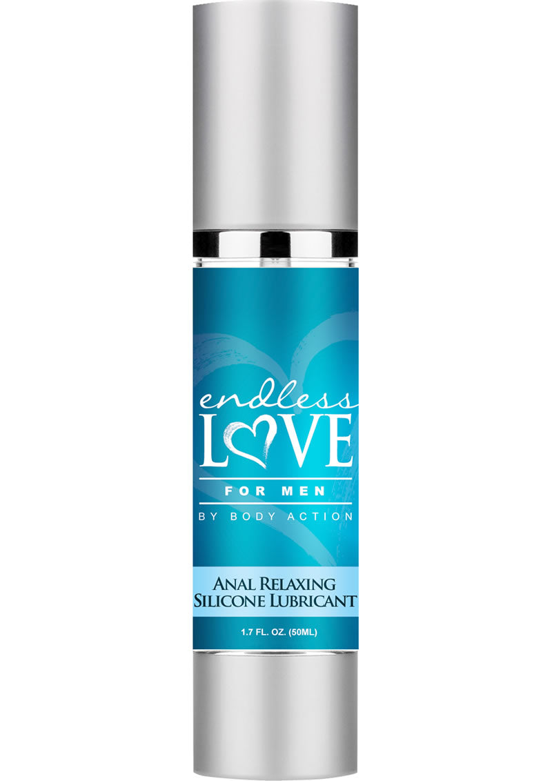 Lubricante relajante anal a base de silicona Endless Love For Men, 1,7 onzas