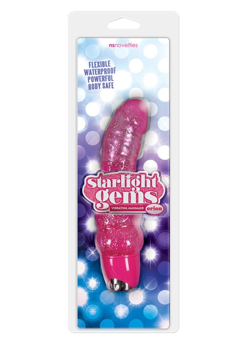 Starlight Gems Orion Vibrating Massager Waterproof Pink