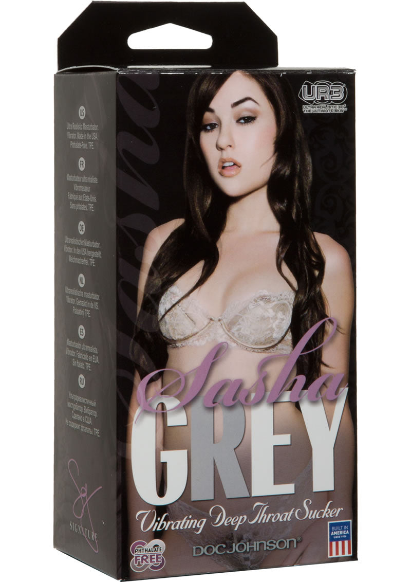 Sasha Grey UR3 Vibrating Deep Throat Sucker Flesh