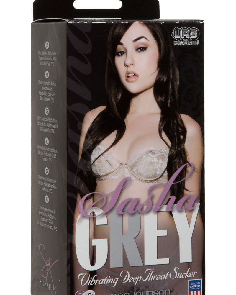Sasha Grey UR3 Vibrating Deep Throat Sucker Flesh