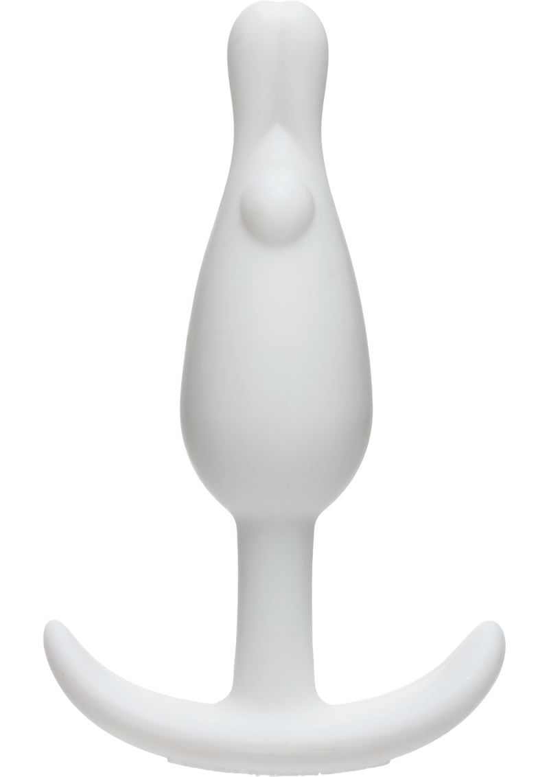 Wonderland White Wabbit Silicone Mini Plug White
