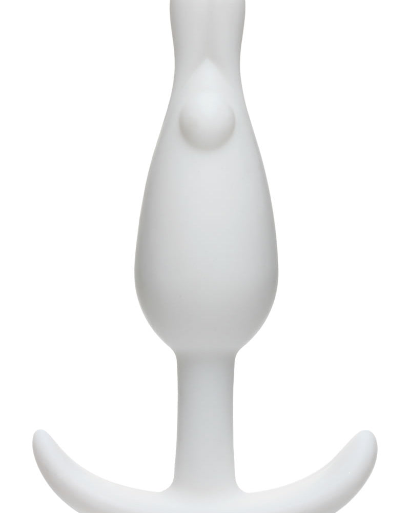 Mini tapón de silicona Wonderland White Wabbit blanco