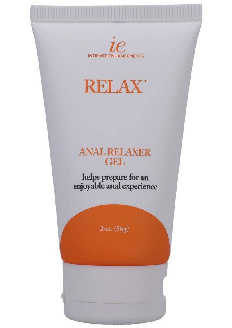 Lubricante anal relajante para todos a base de agua, 2 onzas, a granel