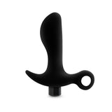 Anal Adventures- Platinum - Silicone Vibrating Prostate Massager 01 - Black