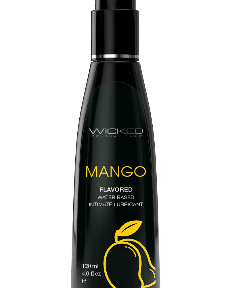 "Aqua Mango Flavored Water Based Intimate Lubricant - 4 Fl. Oz. WS-90464"