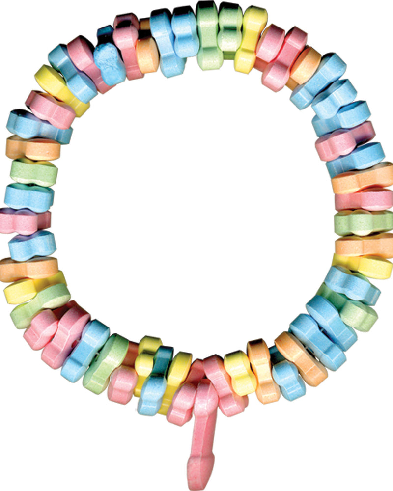 Rainbow Penis Candy Necklace