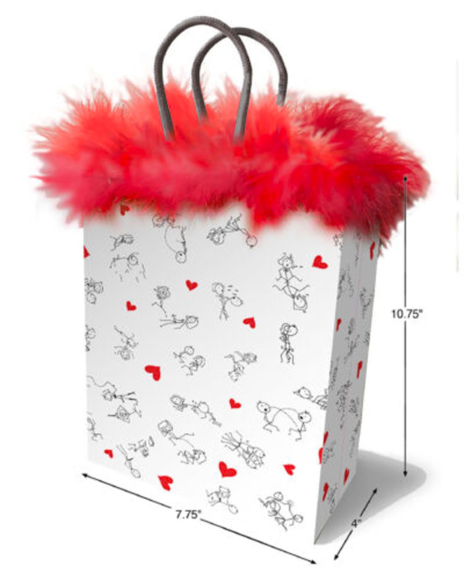 "Stick Figures Gift Bag - Red LG-LGP039"