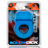 Glowdick Cockring With Led - Blue Ice