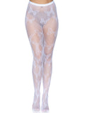 Butterfly Net Tights - One Size - White