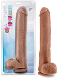 Au Naturel - Daddy - 14 Inch Dildo - Mocha