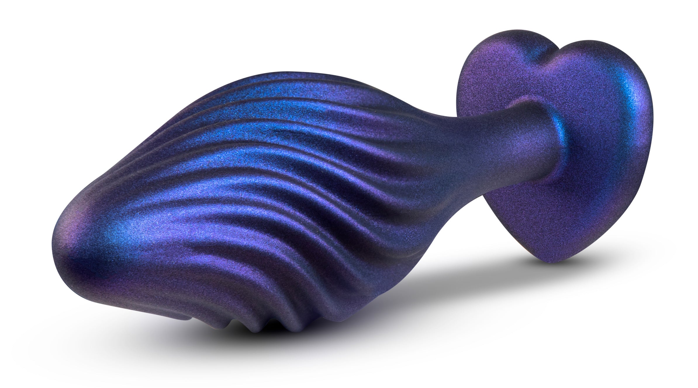 "Anal Adventures Matrix - Swirling Bling Plug - Sapphire BL-10112"