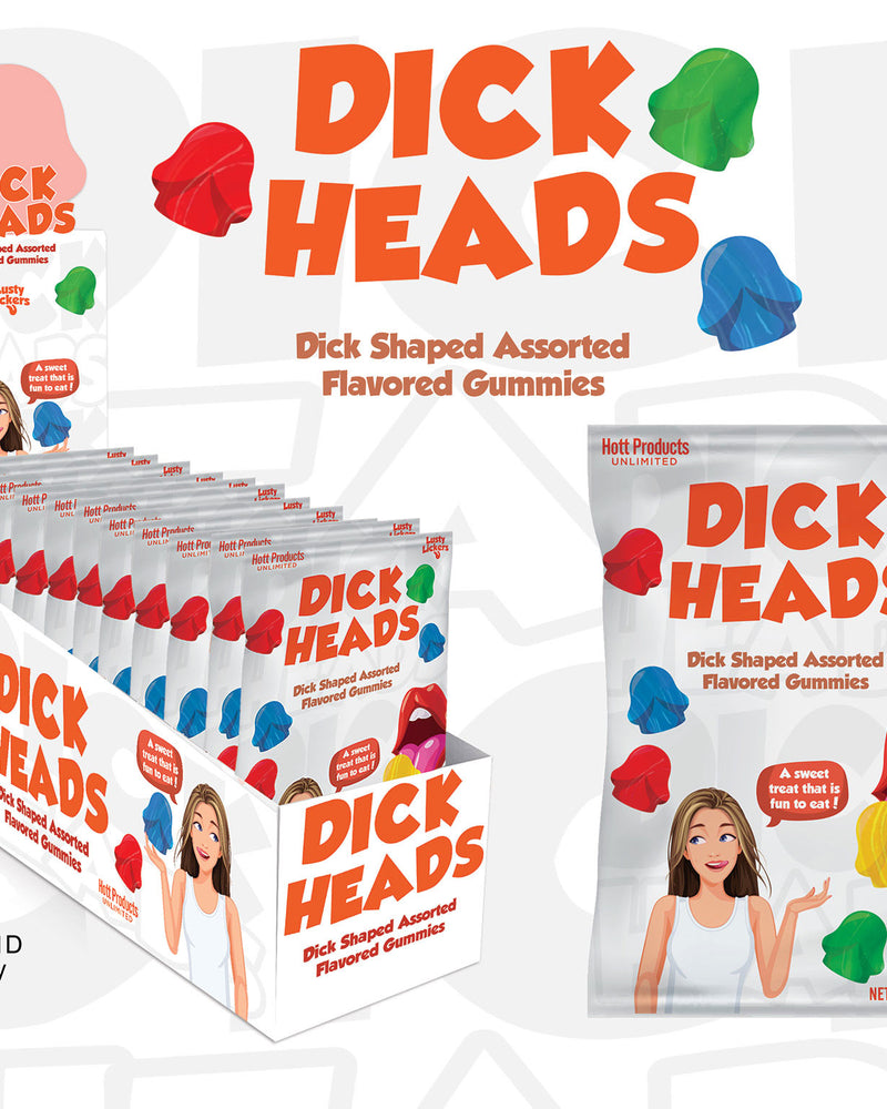 Dick Heads Gummies - Dick Shaped Gummies - Assorted Flavors