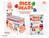 Dick Heads Gummies - Dick Shaped Gummies - Assorted Flavors